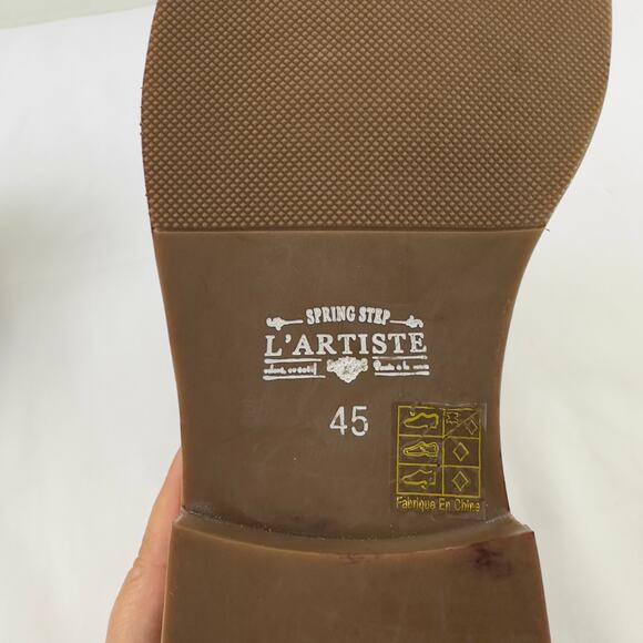 Spring Step L’Artiste Thavo-Plaid tan oxfords - Picture 10 of 11